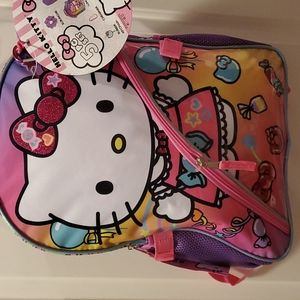 Hello Kitty Candy Backpack with Detachable Milkshake Cooler Lunch Bag